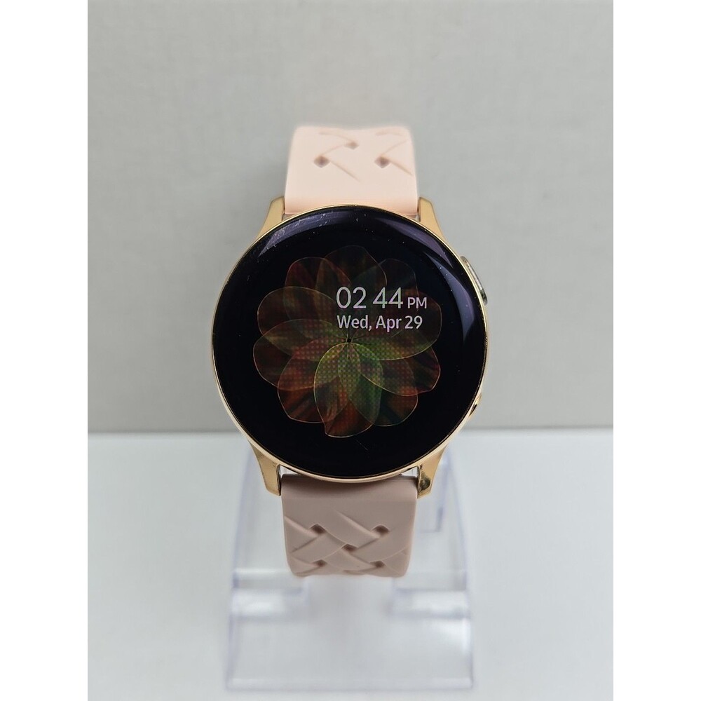 Samsung Galaxy Watch Active2 40mm Rose Gold LTE GPS Stainless Smartwatch *READ